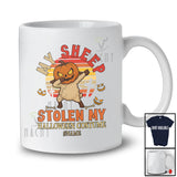 Personalized Custom Name Sheep Stolen My Halloween Costume; Creepy Vintage Retro Dabbing T-Shirt