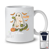 Personalized Custom Name Alligator Boo Ghost Cosplay; Horror Halloween Wild Animal Lover T-Shirt