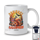 Personalized Custom Name Squirrel Halloween; Scary Moon Costume Witch Squirrel Animal T-Shirt