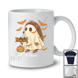 Personalized Custom Name Hedgehog Boo Ghost Cosplay; Horror Halloween Wild Animal Lover T-Shirt