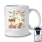 Personalized Custom Name Hippo Boo Ghost Cosplay; Horror Halloween Wild Animal Lover T-Shirt