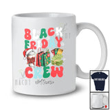 Personalized Custom Name Black Friday Crew; Amazing Christmas Shopping Family Friends Group T-Shirt