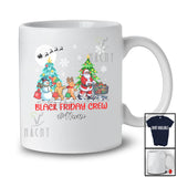 Personalized Custom Name Black Friday Shopping Crew; Joyful Christmas Snowman Santa Reindeer T-Shirt