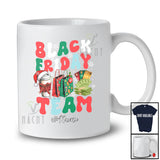 Personalized Custom Name Black Friday Team; Amazing Christmas Shopping Family Friends Group T-Shirt