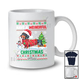 Personalized Custom Name Have A Weinerful Christmas; Wonderful Sweater Santa Dachshund T-Shirt