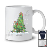Personalized Custom Name Parrot Damage Christmas Tree; Humorous X-mas Lights Animal T-Shirt