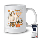 Personalized Custom Name Leopard Boo Ghost Cosplay; Horror Halloween Wild Animal Lover T-Shirt