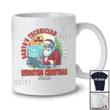 Personalized Custom Name Retro Santa's Technician Support Rebooting Christmas; Proud IT Santa T-Shirt