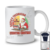 Personalized Custom Name Retro Santa's Technician Support Rebooting Christmas; Joyful IT Cookie T-Shirt
