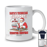Personalized Custom Name Santa's Technician Support Rebooting Christmas; Joyful IT Cookie Group T-Shirt
