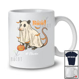 Personalized Custom Name Opossum Boo Ghost Cosplay; Horror Halloween Wild Animal Lover T-Shirt