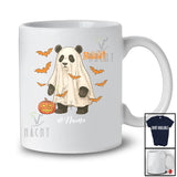 Personalized Custom Name Panda Boo Ghost Cosplay; Horror Halloween Wild Animal Lover T-Shirt