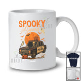 Personalized Custom Name Skeleton Driving Police Car; Humorous Halloween Moon Driver T-Shirt