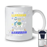 Personalized Custom Name Feed Your Llamakah Time For Hanukkah; Lovely Chanukah Lights Llama T-Shirt