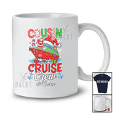 Personalized Custom Name Cousin Cruise Crew; Lovely Christmas Snowman Santa Cruisin Family T-Shirt