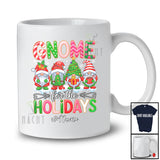 Personalized Custom Name Gnome For The Holidays; Lovely Christmas Four Gnomies Gnomes; Family T-Shirt