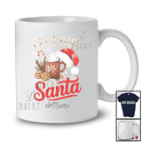 Personalized Custom Name Custom Name I Put Out For Santa; Humorous Christmas Milk Santa Cookies T-Shirt