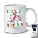 Personalized Custom Name It's Your Birthday; Amazing Christmas Dabbing Jesus Snowman T-Shirt