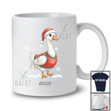 Personalized Custom Name Santa Goose Sweater Snow; Amazing Christmas Goose Farmer T-Shirt