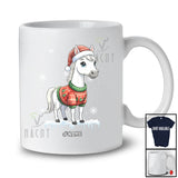 Personalized Custom Name Santa Horse Sweater Snow; Amazing Christmas Horse Farmer T-Shirt