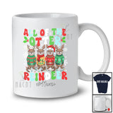 Personalized Custom Name All Otter Reindeer; Adorable Christmas Four Deer Otter Moose T-Shirt