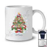 Personalized Custom Name Gaming Controller Christmas Tree; Amazing X-mas Lights Snowing Gamer T-Shirt