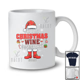 Personalized Custom Name My Christmas Wine Drinking Shirt; Amazing Plaid Santa Drunker T-Shirt
