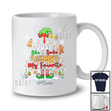 Personalized Custom Name Like To Bake Baking's My Favorite; Amazing Christmas Lights Tree Gingerbead T-Shirt