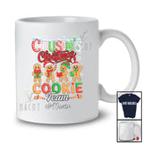 Personalized Custom Name Cousin's Christmas Cookie Team; Joyful Four Gingerbread Baker; Family T-Shirt