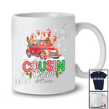 Personalized Custom Name Cousin Crew; Lovely Christmas Chicken On Pickup Truck; Farmer Family T-Shirt