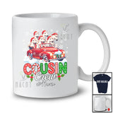 Personalized Custom Name Cousin Crew; Lovely Christmas Horse On Pickup Truck; Farmer Family T-Shirt