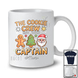 Personalized Custom Name Cookie Crew Captain Est 2025; Awesome Christmas Baking Baker T-Shirt