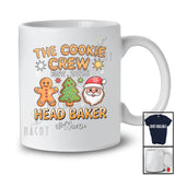 Personalized Custom Name Cookie Crew Head Baker Est 2025; Awesome Christmas Baking Baker T-Shirt