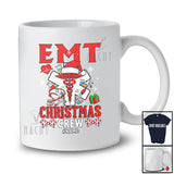 Personalized Custom Name EMT Christmas Crew; Lovely Santa Nursing Tools; Nurse Group T-Shirt
