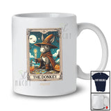 Personalized Donkey Witch Tarot Card; Awesome Halloween Custom Name Animal Lover Farmer T-Shirt