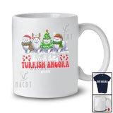 Personalized Custom Name Just A Jolly Turkish Angora; Adorable Christmas Tree Santa Elf Animal T-Shirt