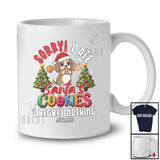 Personalized Custom Name I Ate Santa's Cookies; Humorous Christmas Naughty Dachshund T-Shirt