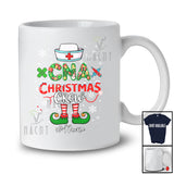 Personalized Custom Name CNA Christmas Crew; Adorable Christmas Elf Nurse Nursing Group T-Shirt
