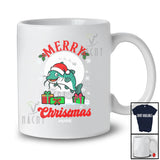 Personalized Custom Name Merry Christmas; Adorable X-mas Moon Santa Catfish Sea Animal T-Shirt