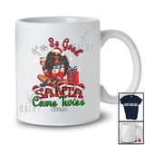 Personalized Custom Name So Good Santa Came Twice; Merry Christmas Plaid Afro Girl; Family T-Shirt