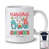 Personalized Custom Name Hanging With Gnomies; Amazing Christmas Three Gnomes Nurse T-Shirt