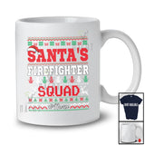 Personalized Custom Name Santa's Firefighter Squad; Amazing Christmas Sweater Jobs T-Shirt