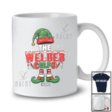 Personalized Custom Name The Welder Elf; Amazing Christmas Elf Costume Cosplay Family T-Shirt