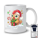 Personalized Custom Name Chicken Santa Gingerbread; Adorable Christmas Baking Baker T-Shirt