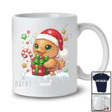 Personalized Custom Name Duck Santa Gingerbread; Adorable Christmas Baking Baker T-Shirt