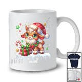 Personalized Custom Name Goat Santa Gingerbread; Adorable Christmas Baking Baker T-Shirt