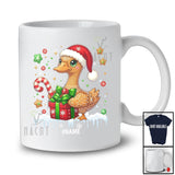 Personalized Custom Name Goose Santa Gingerbread; Adorable Christmas Baking Baker T-Shirt