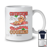 Personalized Custom Name Crunches Christmas Cookies; Lovely Gingerbread Fitness Workout T-Shirt