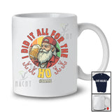 Personalized Custom Name I Did It All For Ho; Awesome Christmas Santa Drinking Beer; Drunker T-Shirt