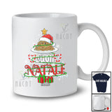 Personalized Custom Name Buon Natale; Amazing Christmas Tree Santa Spaghetti Italian Food T-Shirt